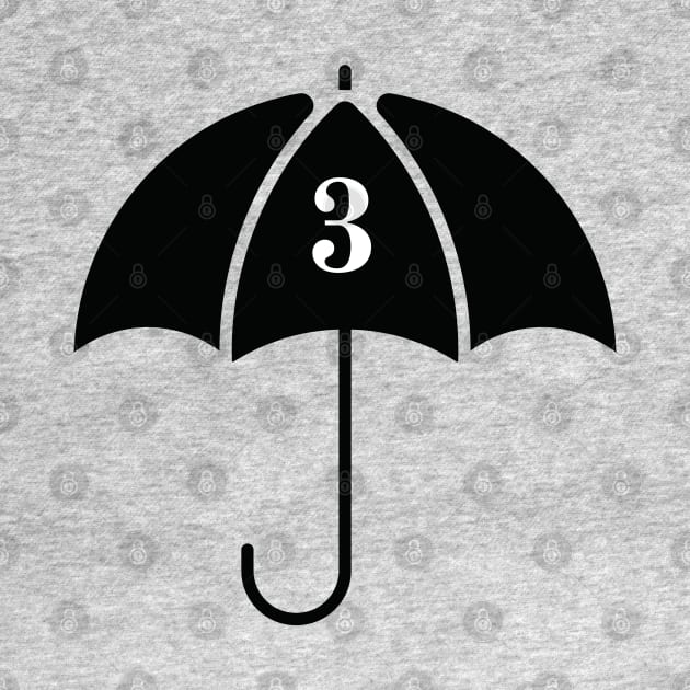 Number 3 Allison Umbrella Academy by Grove Designs